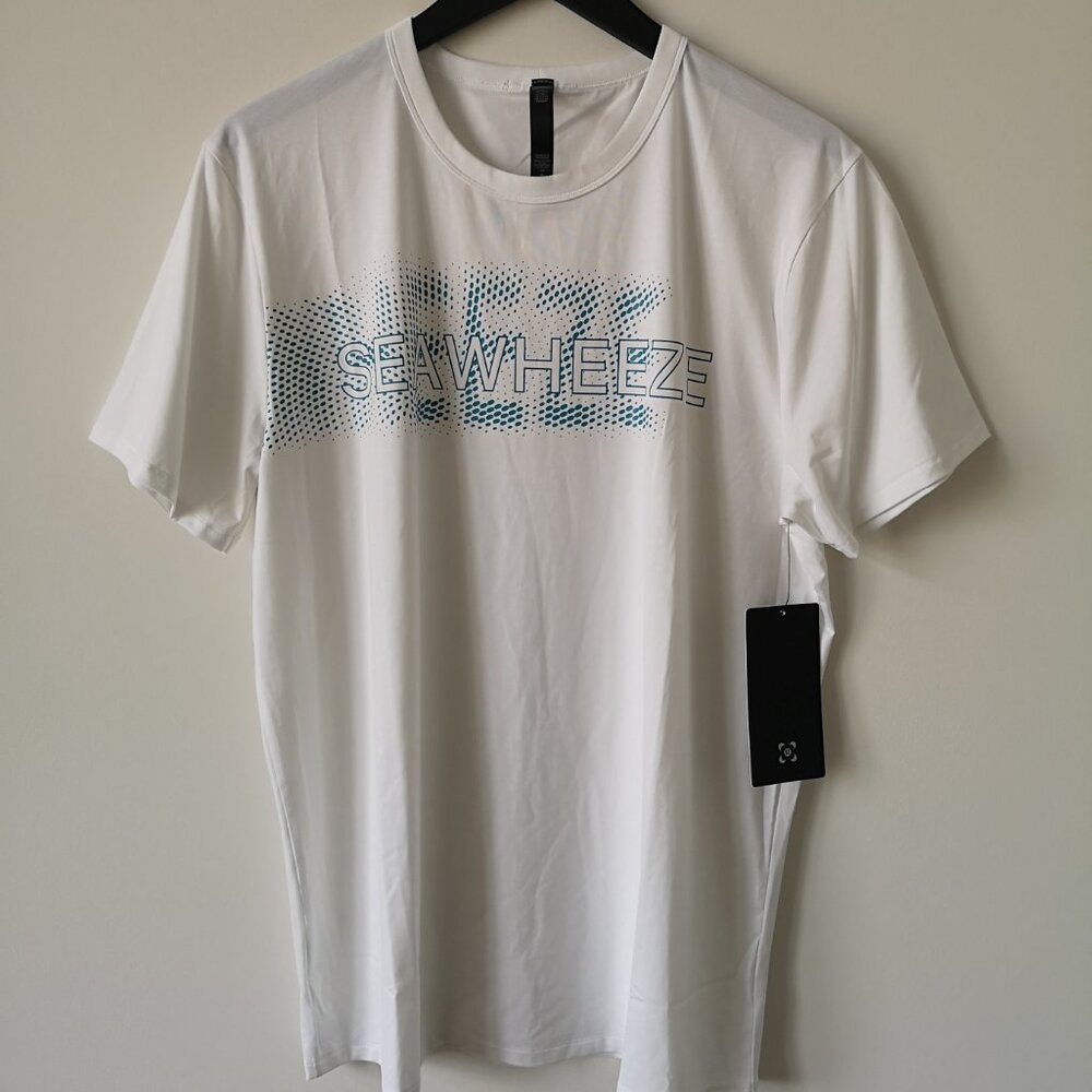 NWT LULULEMON WHT White The Fundamental T SeaWheeze Shirt Top Men's XL